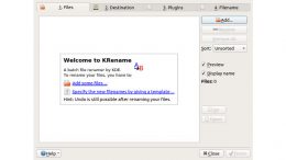 krename file renamer